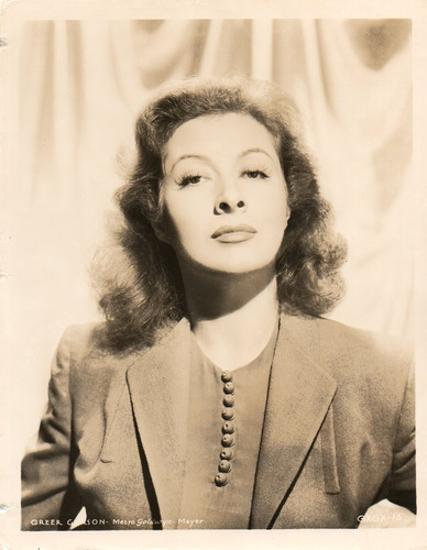 Fotografia Original Greer Garson Metro Goldwyn Mayer