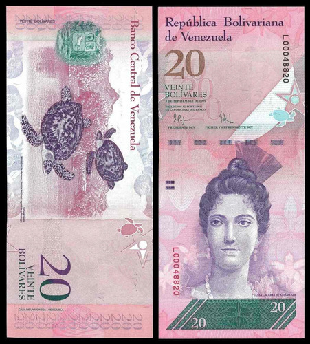 Venezuela 20 Bolivares 2009l!