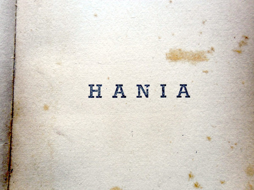 Hania - Enrique Sienkiewicz - Editorial Calomino - 1943