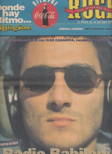 Rock Nacional  Juan Casanova Los Traidores Tapa Y Nota 1995