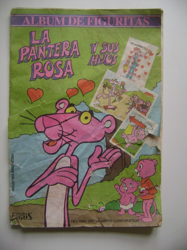 Album Figuritas- La Pantera Rosa-ultrafigus-1983-