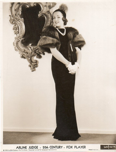 Foto Original Arline Judge 20th Century-fox Player 1935 Fox