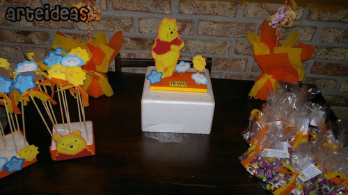 Adorno De Torta Basico Winnie Pooh!!! Fiestas / Cumples