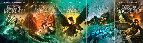 Coleção Percy Jackson & Os Olimpianos Nova Capa (5 Livros) #