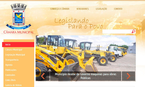 Câmara Municipal Informatizada - Site Administrável Cms