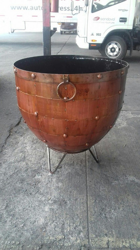 Maceta Fabricada En Forja