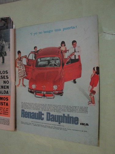 Publicidad Renault Dauphine Año 1963