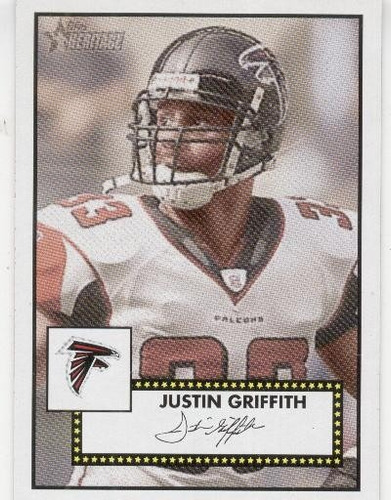 2006 Topps Heritage Justin Griffith Sp Falcons