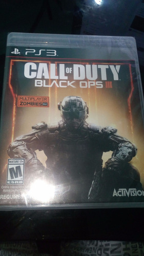 Call Of Duty Black Ops 3 Ps3,  Nuevo Y Sellado.