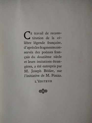 Imagen 5 de 5 de Le Roman De Tristan Et Iseut Joseph Bedier L´ Ed D´ Art 1924