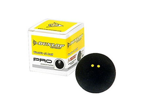 Bola Pelota Squash Doble Punto Amarillo Dunlop
