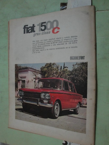 Publicidad Fiat 1500 Año 1965