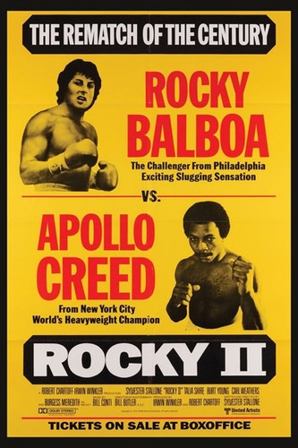 Posters Afiches Lámina Full Hd 30x20cm Rocky 2 Apolo Pfi-001