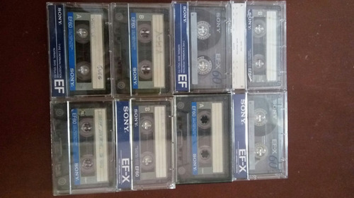 Lote 4 Fitas Cassete Sony Efx