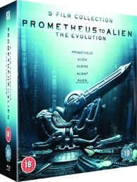 Blu Ray Prometheus To Alien The Evolution Box Set