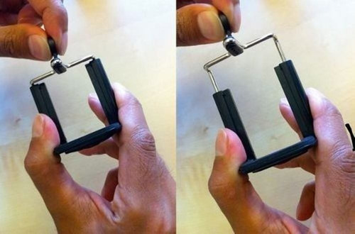 Imagem 3 de 4 de Adaptador Para Colocar Celular Em Tripé Ou Bastão Extensor