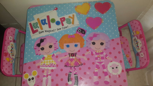 Mesa Para Niñas Lala Loopsy Con Sillas