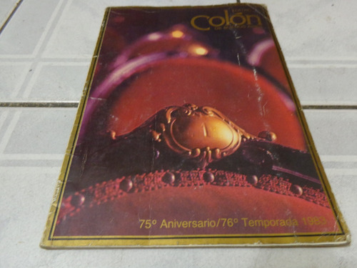 Programa Teatro Colon 1983