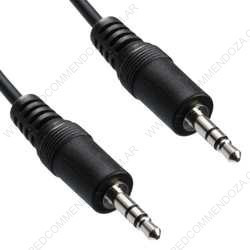 Cable Audio Stereo Miniplug 3.5mm 1.5m