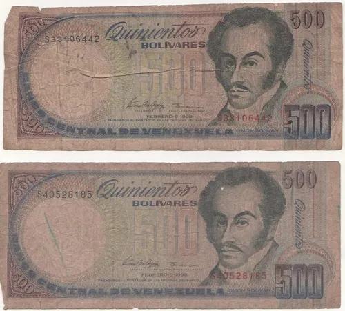 comprar Billetes Antiguos Venezolanos Combo 7 - Fuera De Circulacion