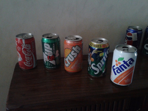17 Latas Refresco Años'90 Arabia India Juegos Nba Únicas !!