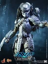 Hot Toys Avp Scar Predator 2.0 Alien Vs Predator (Usado)