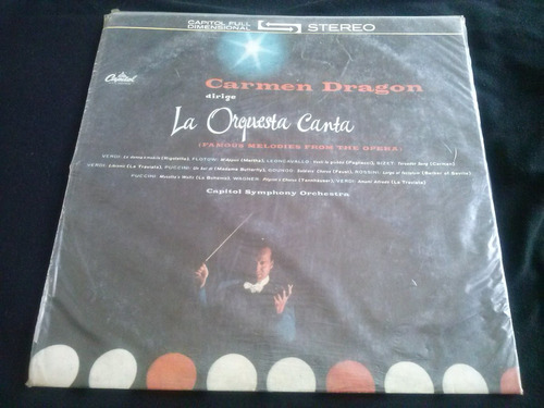 Vinilo Lp Carmen Dragon  Operas (3)