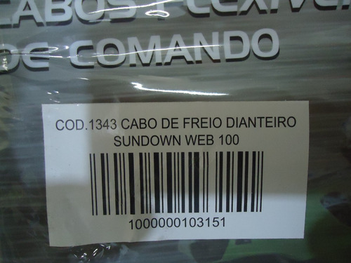 Cabo Do Freio Sundown Web 100