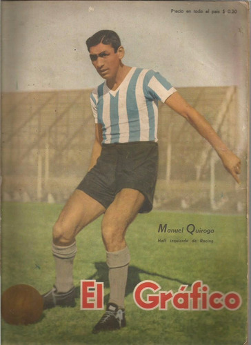 El Grafico / N° 1416 / 1946 / Tapa Manuel Quiroga /