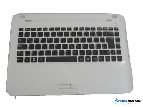 Teclado Notebook Original Samsung X428 Series Blanco Español