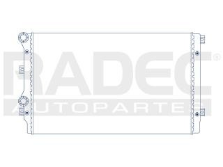 Radiador Volkswagen Tiguan 2008-2009-2010-2011 2.0/2.9 Lts