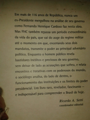 A Arte Da Política - A História Que Vivi.