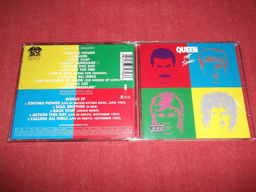 Queen - Hot Space Deluxe Edition Cd Doble Nac Ed 2011 Mdisk