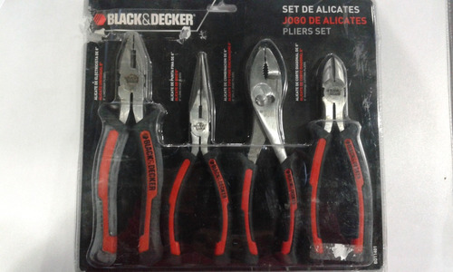 Set De 4 Alicates/pinzas Black & Decker