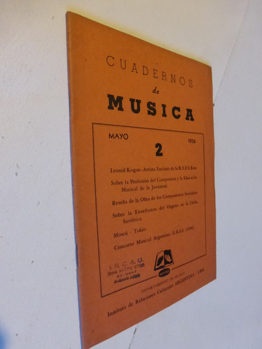 Cuadernos De Musica 2- Mayo 1956