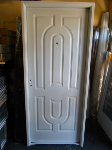 Imagen 4 de 4 de Puerta Chapa Doble Faz Inyectada Ciega 80 X 200