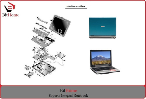 Toshiba Satellite M55 (desarme)