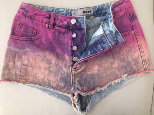 Short De Jeans Topshop W28 (talla 38) Para El Verano