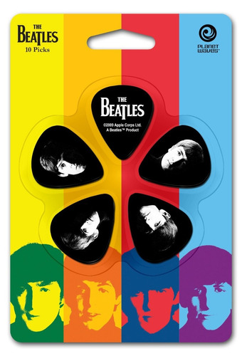Pajuelas (uñas,puas,picks) The Beatles X 10