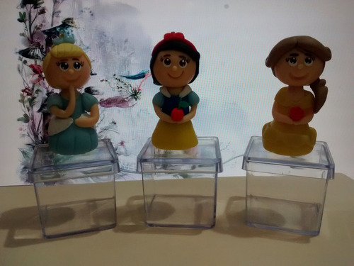Princesas Da Disney Em Biscuit Na Caixinha - 10 Unid.