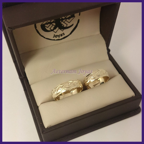 Argollas Matrimoniales Oro 10k Envío Express Mod Terenti