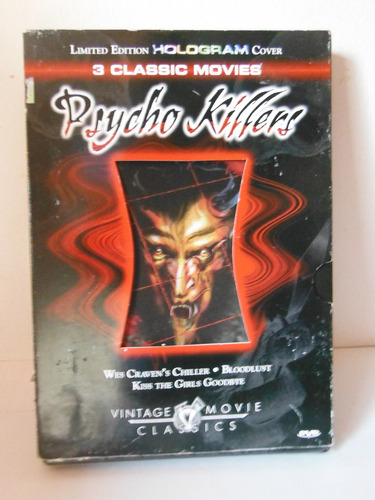 Set 3 Peliculas Psycho Killlers Wes Craven Edicion Limitada