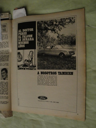 Publicidad Ford Falcon Año 1968