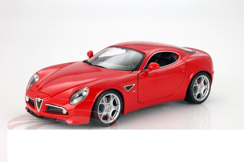 Bburago Alfa Romeo 8c Competizione, Esc 1:18, Rojo, Nuevo!!