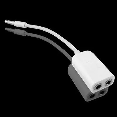 Splitter Divisor Stereo Audio Macho 3.5mm Audifono Y 2 Salid