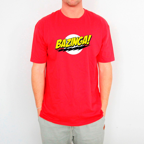 Bazinga The Big Bang Theory - Camiseta Malha Pv
