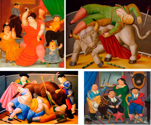 Lienzo Lienzografía Botero 60x90 Impresión Reproducción