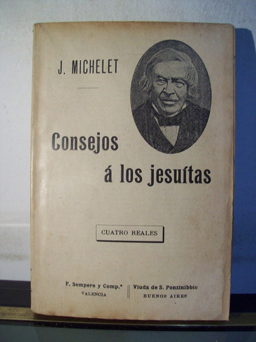 Adp Consejos A Los Jesuitas Por J. Michelet / Ed Sempere