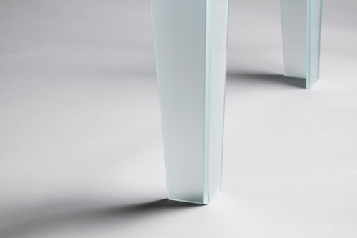 Mesa Alta De Vidrio 10mm! Moderna Y Minimalista