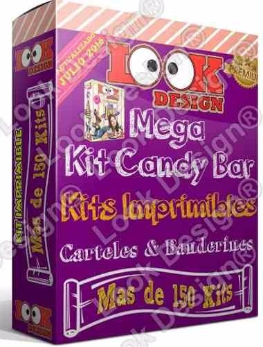 Kit Imprimible Empresarial Oro + Candy Bar + Actualizaciones